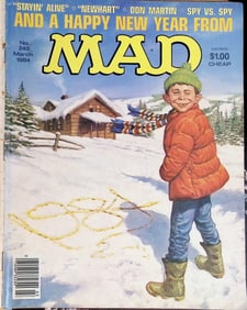 Mad Magazine 1984 #245 Mar, Newhart, See Pictures for Condition