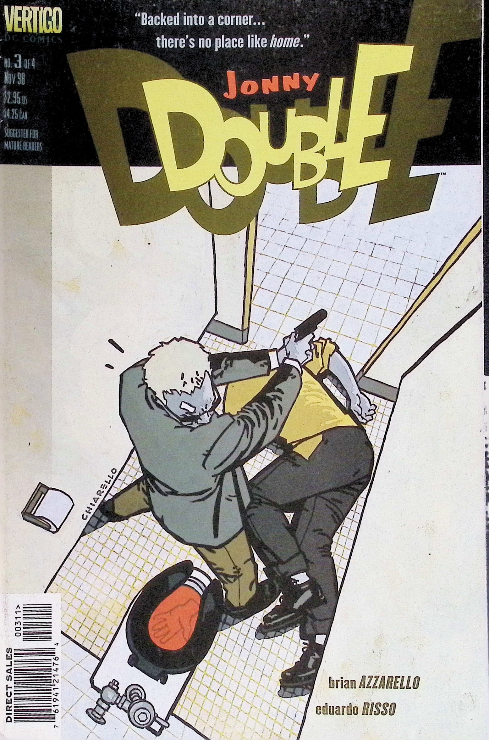 Jonny Double DC Vertigo Comic Book: 1998 #3 Sept (1 of 4)
