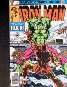 Iron Man with Hulk Appearance Marvel Vintage Comic Book: 1980 #131 Feb, See Photos