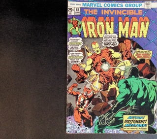 Iron Man Marvel Vintage Comic Book: 1974 #68 Jun, See Photos