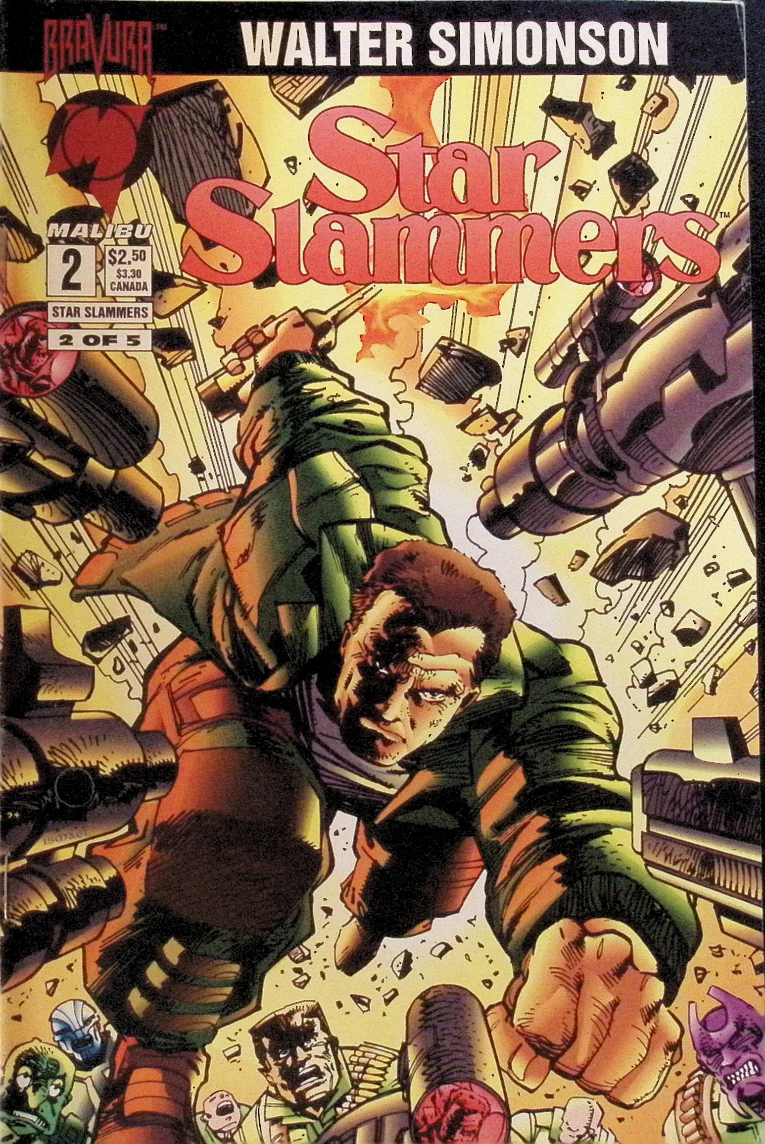 Star Slammers Malibu Vintage Comic Book: 1994 #2 Jun (1 of 4)