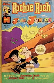 Richie Rich and Jackie Jokers Harvey Vintage Comic Book: 1973 #10 May, See Photos