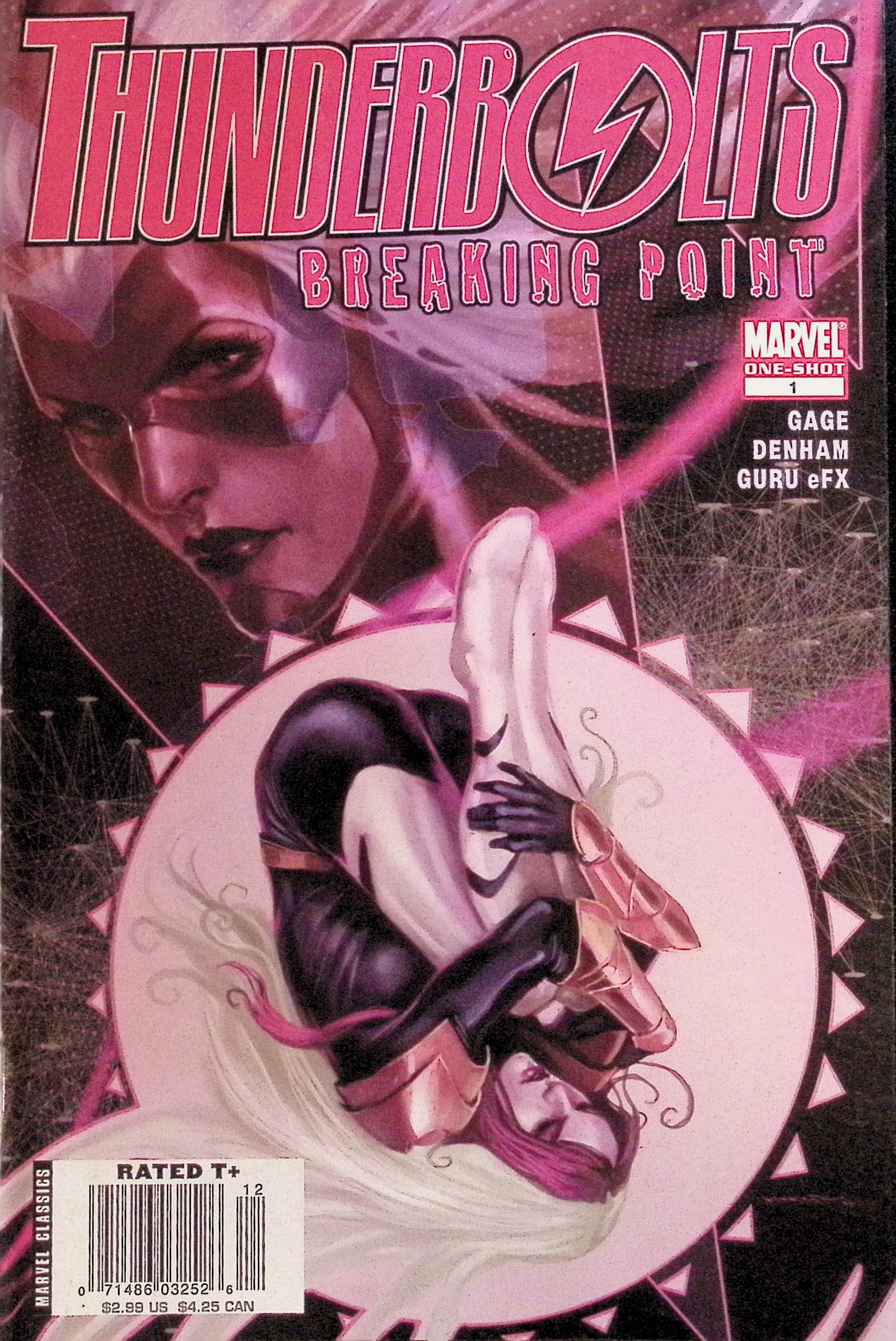 Thunderbolts Breaking Point: Marvel Vintage Comic Book: 2008 #1 Jan (1 of 4)