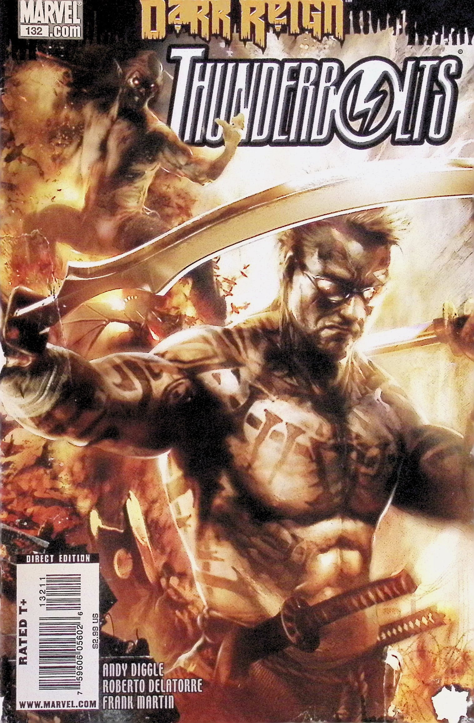 Thunderbolts Dark Reign: Marvel Vintage Comic Book: 2009 #132: All Comic Books come Bagged, Boarded, and Sleeved in a Hard PVC Top Loader, Shipping is a little more than baseball cards due to the cost of supplies, Super Heroes Collectibles, Auction Magazine Lots