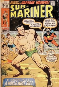 Sub-Mariner Marvel Vintage Comic Book: 1970 #30 Oct, See Photos for Condition