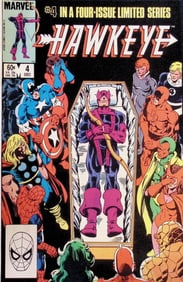 Hawkeye Marvel Vintage Comic Book: 1983 #4 Dec