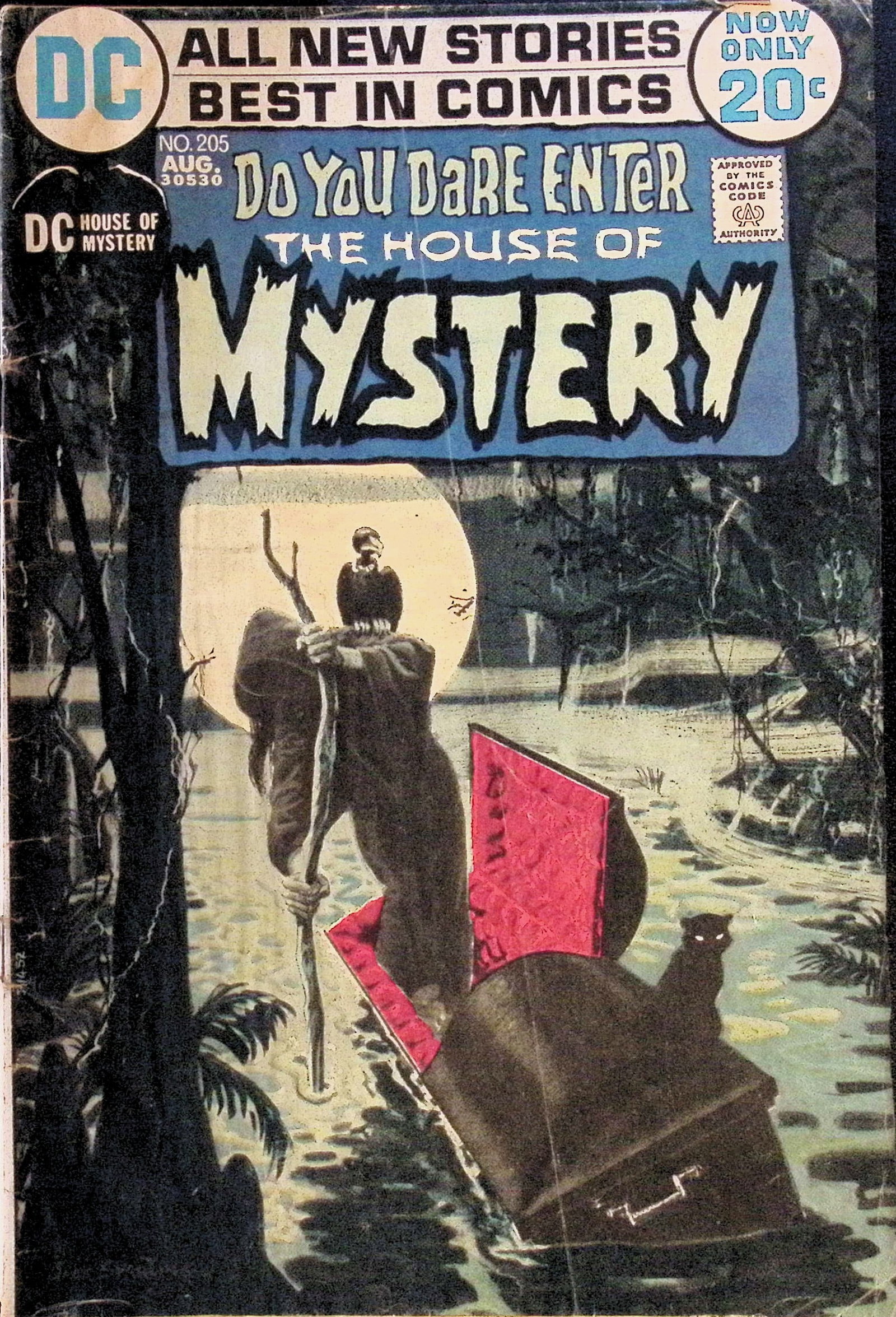 The House of Mystery DC Vintage Comic Book: 1972 #205 Aug, Low Grade, See Photos (1 of 4)
