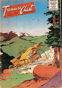 Treasure Chest of Fun and Fact Vol. 13, No. 7 Silver Age Comic 1957: Dec, See Photos