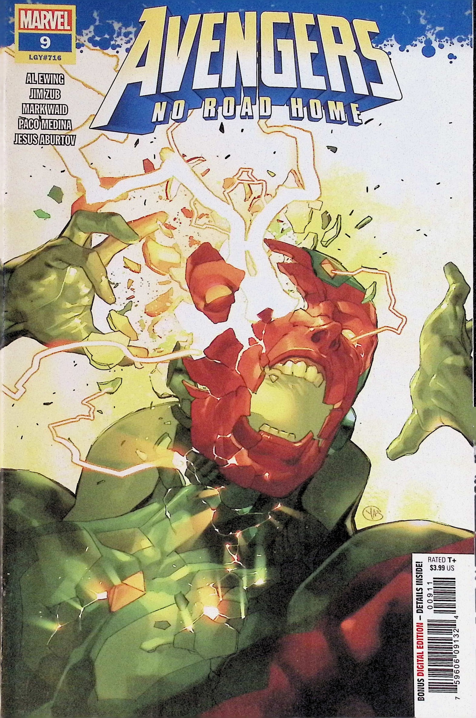 Avengers No Road Home Marvel Comic Book: 2019 #9 Jun (1 of 4)