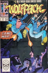 Wolfpack Marvel Vintage Comic Book: 1988 #3 Oct