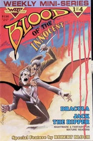 Blood of the Innocent (4 part mini-series) Warp Graphics Vintage Comic Book: 1986 # 1