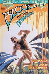 Blood of the Innocent (4 part mini-series) Warp Graphics Vintage Comic Book: 1986 # 2