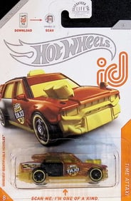 2019 Hot Wheels ID Time Attaxi Die-Cast Toy Car
