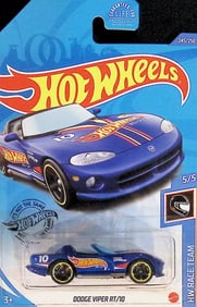 2017 Hot Wheels Dodge Viper RT/10 HW Race Team Die-Cast Toy Car