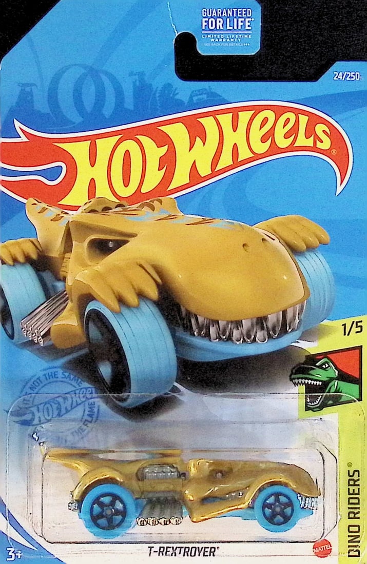2020 Hot Wheels T-Rextroyer Dino Riders Die-Cast Toy Car (1 of 2)