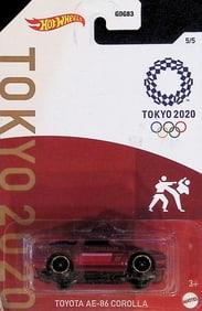 2020 Hot Wheels Tokyo Olympics Toyota AE-86 Corolla Die-Cast Toy Car