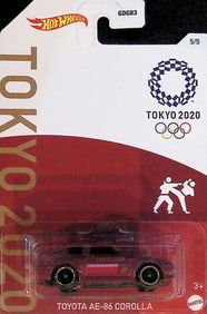2020 Hot Wheels Tokyo Olympics Toyota AE-86 Corolla Die-Cast Toy Car