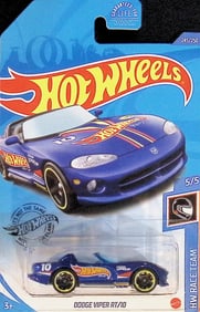 2017 Hot Wheels Dodge Viper RT/10 HW Race Team Die-Cast Toy Car