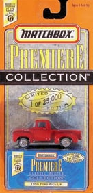 1997 Matchbox Premiere Collection 1956 Ford Pick-Up Die-Cast Toy Car