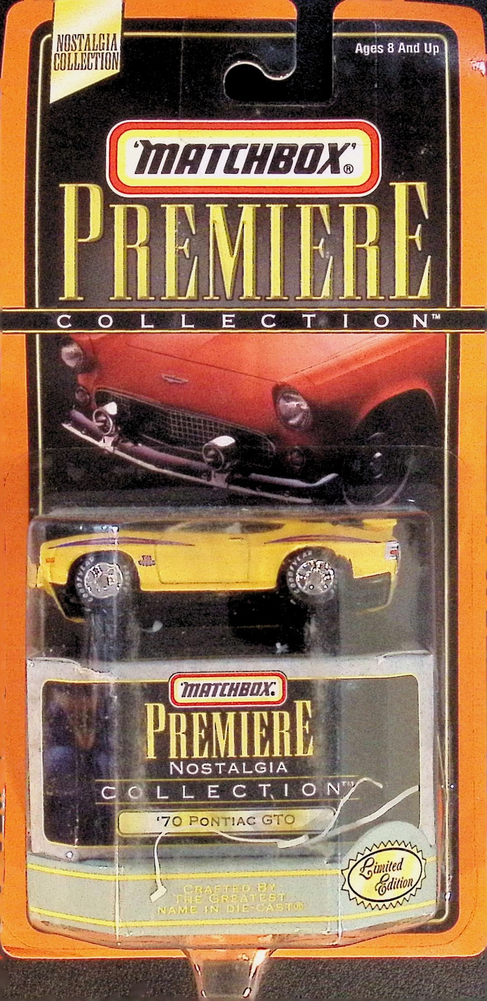 1998 Matchbox Premiere Collection 1970 Pontiac GTO Die-Cast Toy Car (1 of 2)