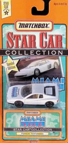 1997 Matchbox Star Car Collection Miami Vice Ferrari Testarossa Die-Cast Toy Car