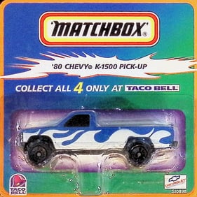 1999 Matchbox Taco Bell '80 Chevy K-1500 Pick-Up Die-Cast Toy Car