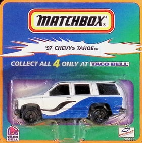 1999 Matchbox Taco Bell '97 Chevy Tahoe Die-Cast Toy Car