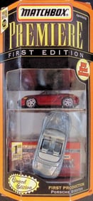1998 Matchbox Premiere First Edition First Production Porsche Boxter Die-Cast Toy Car
