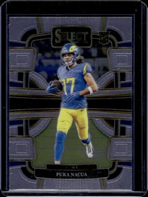 Puka Nacua Rookie Card 2023 Panini Select #56 Los Angeles Rams