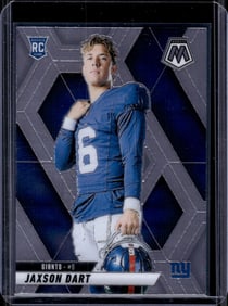 Jaxson Dart Rookie Card Variation 2025 Mosaic #288 New York Giants