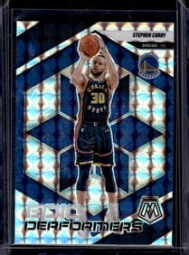 Stephen Curry Epic Performers Silver Mosaic Prizm 2024-25 Mosaic #3 Warriors