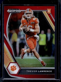 Trevor Lawrence Rookie Card Red Prizm /299 2021 Prizm Draft Picks #106