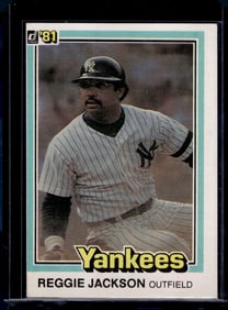 Reggie Jackson 1981 Donruss #468 New York Yankees