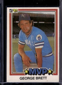 George Brett MVP 1981 Donruss #491 Kansas City Royals