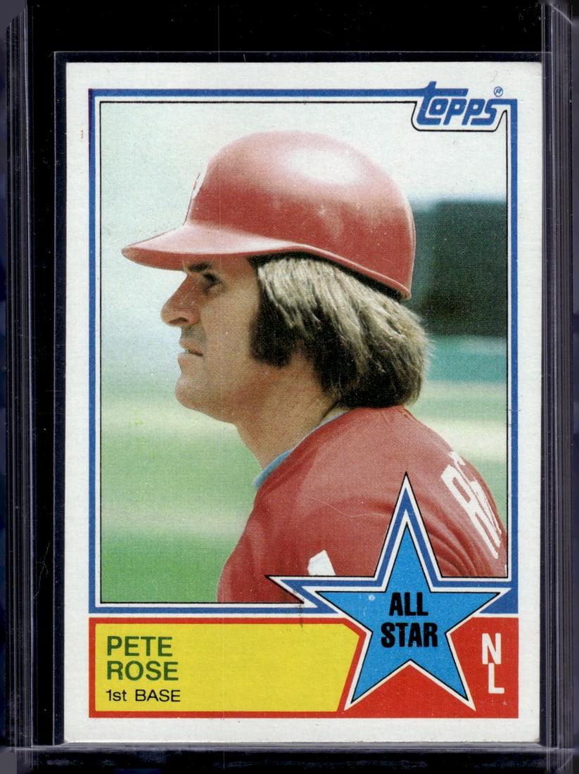 Pete Rose 1983 Topps #397 Cincinnati Reds (1 of 2)