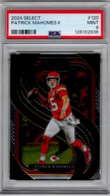 Patrick Mahomes Premier Level 2024 Select #120 PSA 9 Kansas City Chiefs