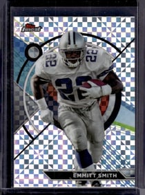 Emmitt Smith Checkerboard Refractor 2023 Topps Composite Finest #171 Cowboys