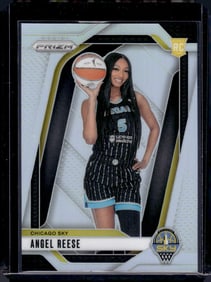 Angel Reese Rookie Card Silver Prizm 2024 Prizm WNBA #147 Chicago Sky