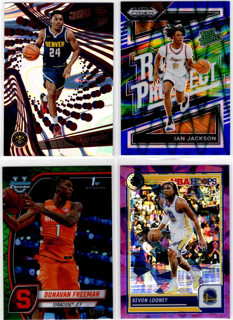 Lot of 4 Numbered Basketball Cards. All Different, See Pictures for Cards (1 of 2)
