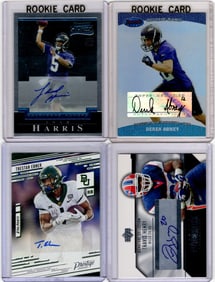 Lot of 4 Football Autograph Cards. All Different, See Pictures for Cards