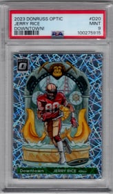 Jerry Rice Downtown 2023 Donruss Optic #D-20 PSA 9 San Francisco 49ers
