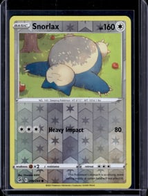 2021 Pokemon Fusion Strike Snorlax Reverse Holo #206