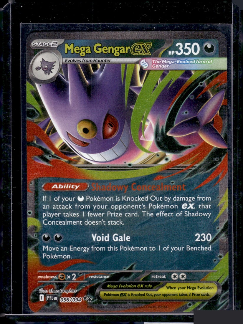 2025 Pokmeon Phanstasmal Flames Mega Gengar Ex #56 (1 of 2)