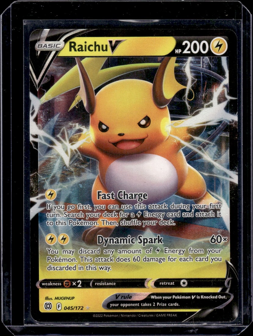 2022 Pokmeon SWSH Brilliant Stars Raichu V #45 (1 of 2)