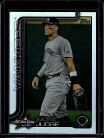 Aaron Judge Rainbow Foil 2025 Topps Update #ASG-2 New York Yankees