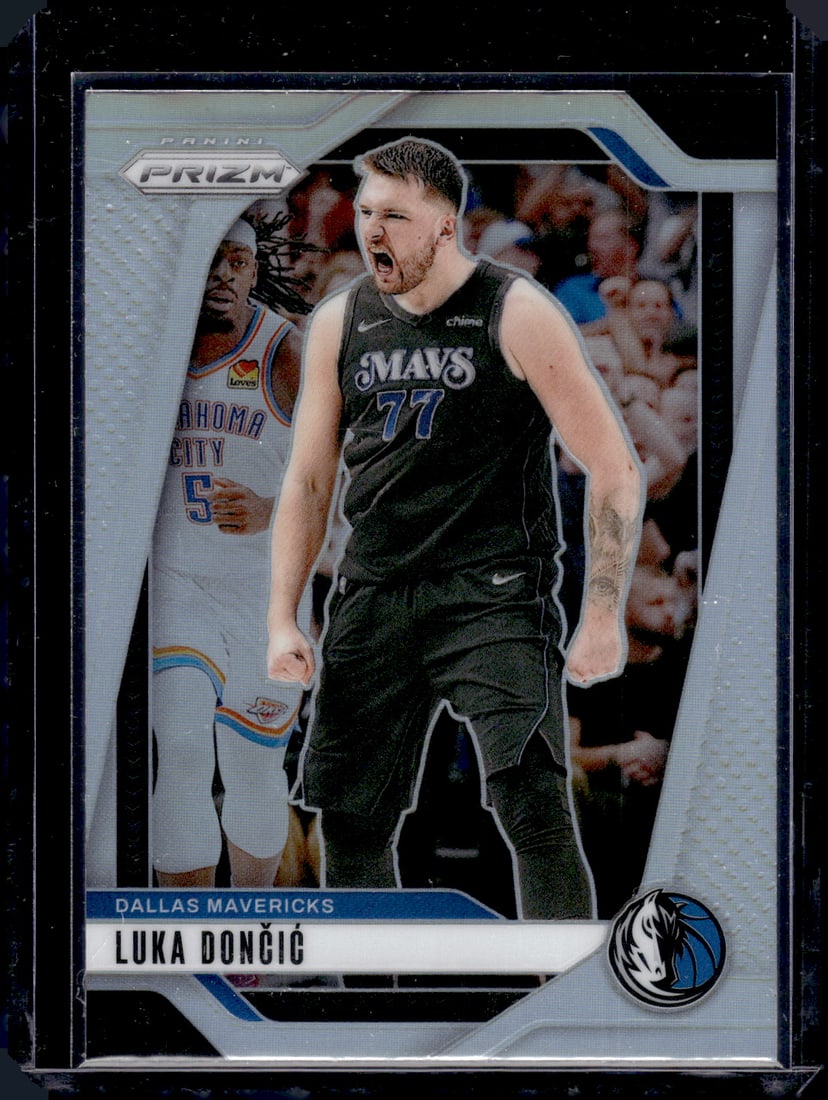 Luka Doncic Silver Prizm 2024-25 Panini Prizm #89 Dallas Mavericks (1 of 2)