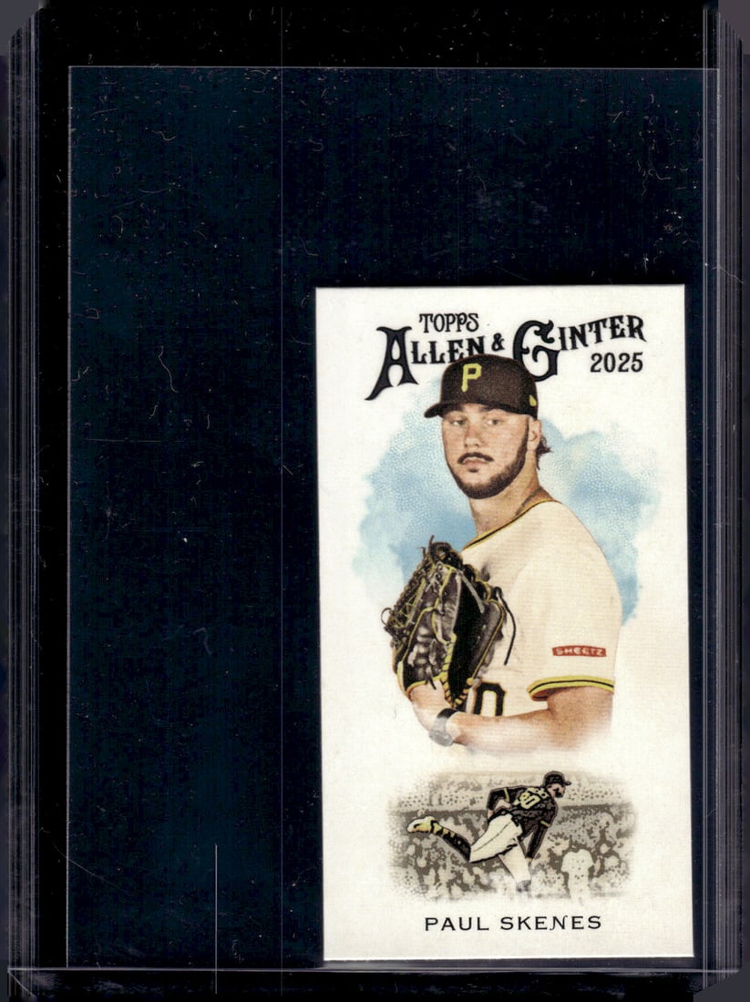 Paul Skenes Mini Image Variation 2025 Allen & Ginter #N222-13 Pittsburgh Pirates (1 of 2)