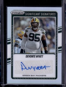DeVonte Wyatt Silver Prizm Auto 2025 Panini Prizm #SSI-DWT