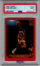 Kobe Bryant 1999-00 Topps #125 PSA 9 Los Angeles Lakers