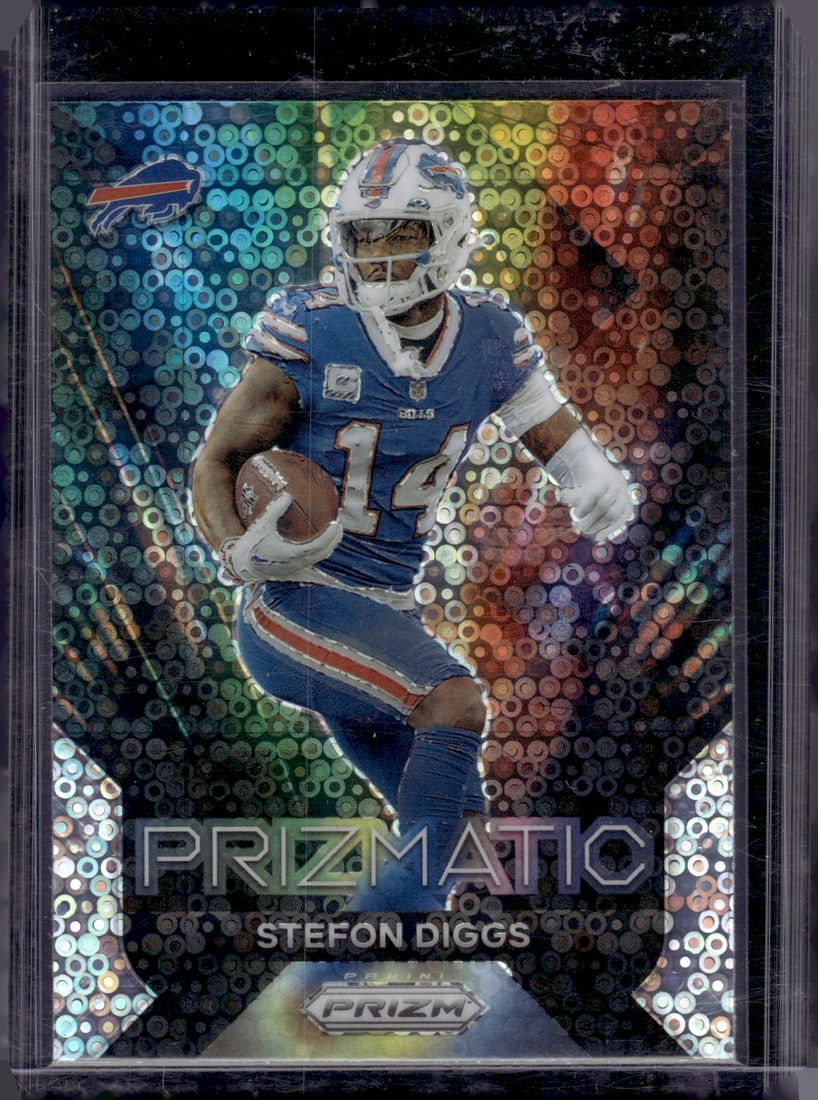 Stefon Diggs Prizmatic No Huddle Prizm 2023 Panini Prizm #5 Bills, Patriots (1 of 2)